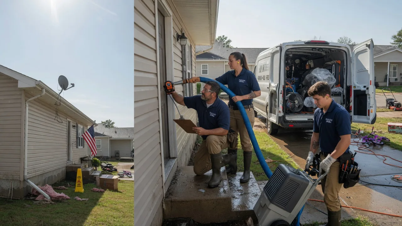 Ceiling Water Damage Restoration in Manchester, TN near me